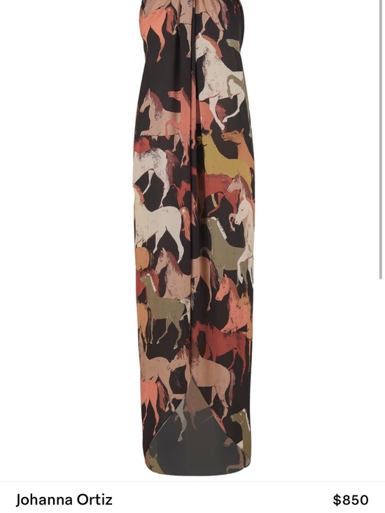 Johanna Ortiz Tops - Johanna Ortiz Black Horse-Print top